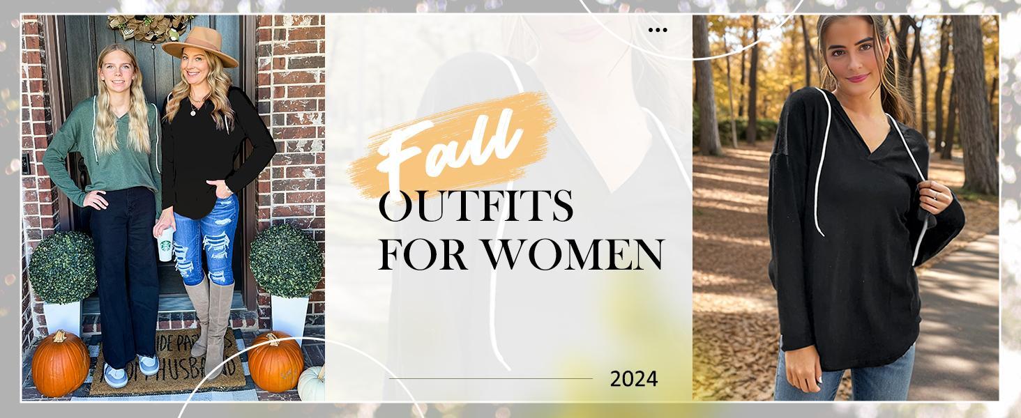 WIHOLL Womens Fashion Tops Hoodies for Women Pullover Oversized Sweatshirts Long SLeeve Shirts Loose Fit*(Size UP 1-2 for True Oversized Look!)* SpringStatements