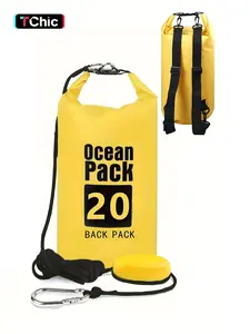 Sand Anchor Bag, 2 in 1 Jet Ski Anchor Kit for Float with Adjustable Buoy, Waterproof Dry Bag for Jetski, Kayak, Boat, Water Sports，Hiking, Camping,Surfing and Tubing