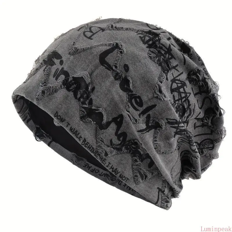 Aeropostale Unisex Embroidered Slouchy Beanie - Vintage Style, Lightweight Fabric, Handmade, Adjustable, Comfortable for Spring & Autumn Sports & Outdoor Use (Multiple Colors), Embroidered Beanies