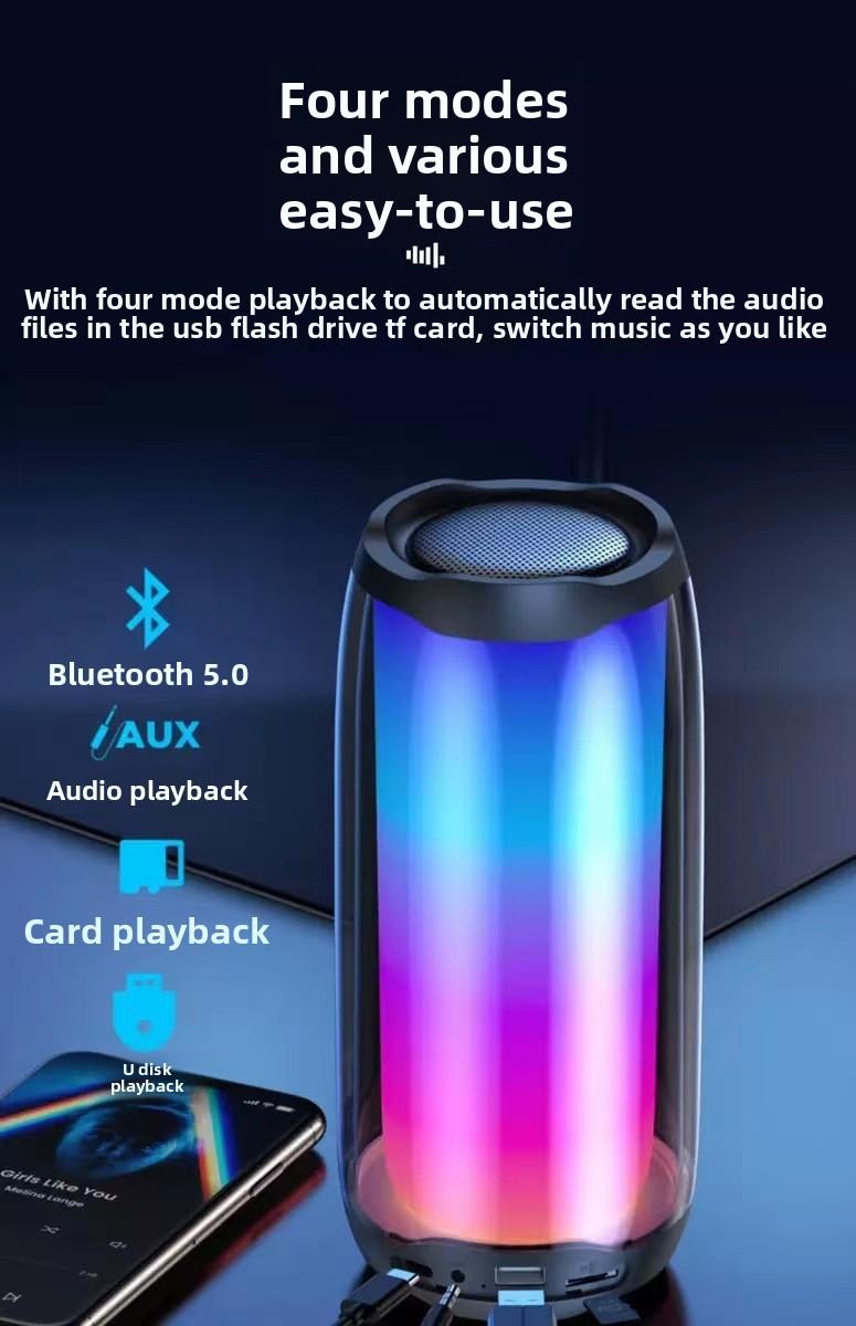 PULSE4 Pulse 4  Speaker Full Screen RGB Transparent  Speaker Subwoofer Business Gift