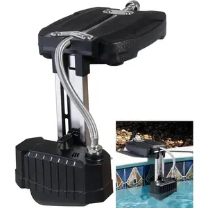 Swimming Pool Water Leveler, Automatic Pool Water Filler, Automatically Maintain Water Levels, Never Over Fills The Pool, Suitable for In ground and Above Ground Pool, Carbon Black