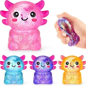 4pcs Pressure Toys, Malt Sugar Filled Elastic Fidget Stress Balls, Adult Relaxation Gifts, Graduation Birthday Party Presents