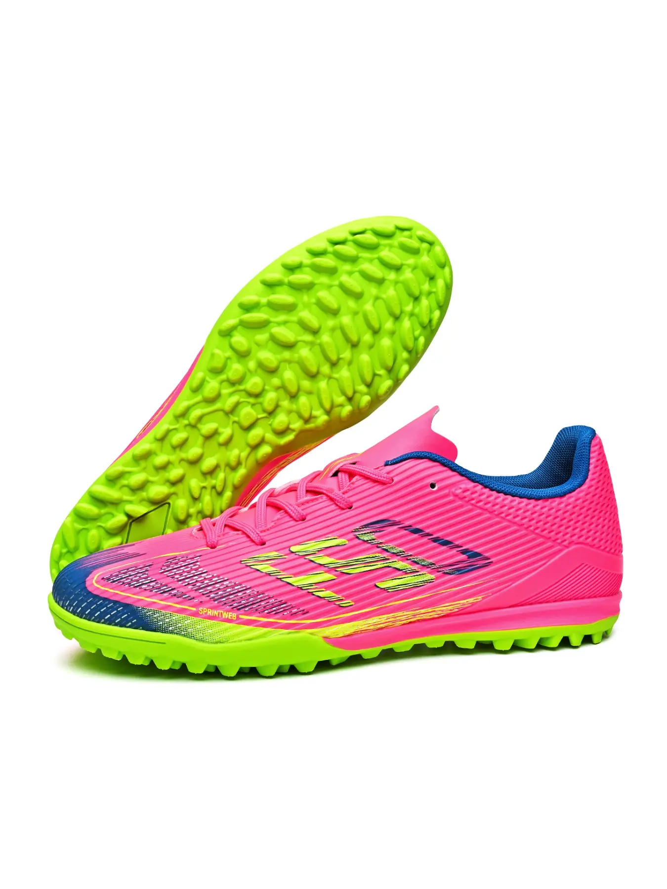 New Fg/ag Long Stud Soccer Shoes, Breathable Lightweight Design, Artificial Grass Compatible, Anti-Slip Durable Sole, Training Competition Use