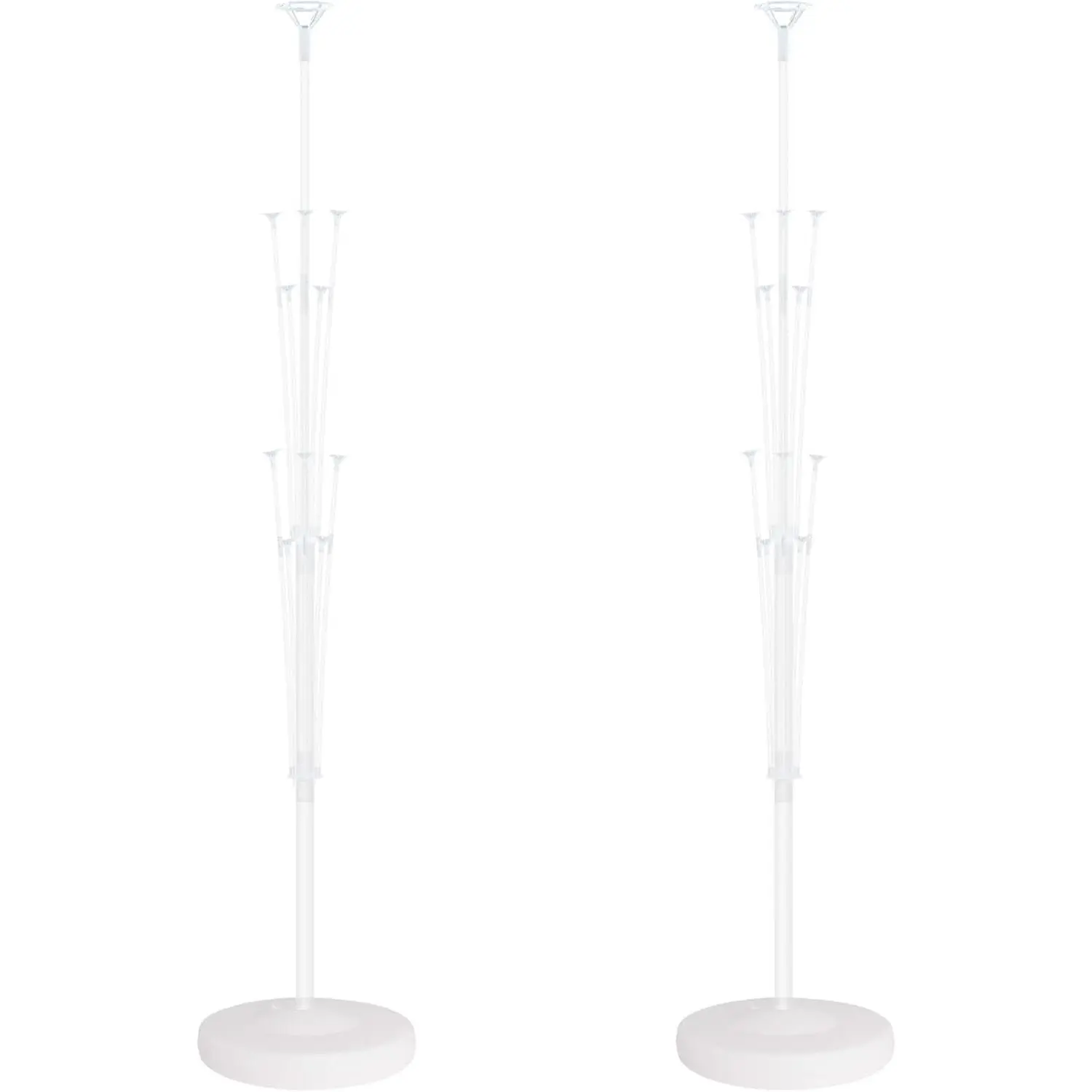 Balloon Column Kit for Floor-Balloon Columns with Stand, Base and Pole,Balloon Tower Backdrop Decoration for Wedding,  Shower, Birthday Party, or Bachelorette Parties (WHITE)