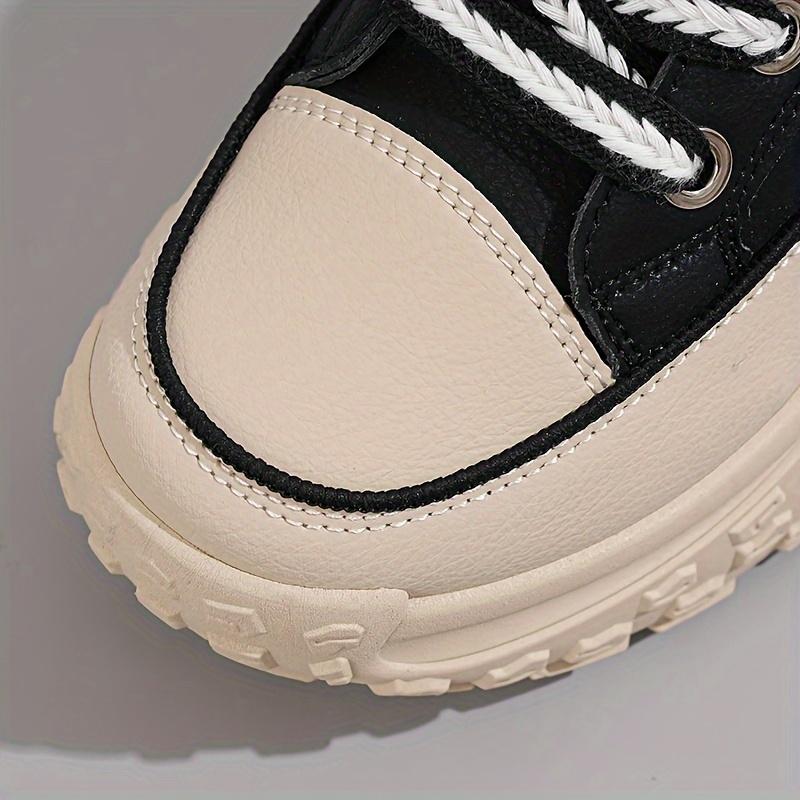 Women's Chunky Platform Sneakers, Fashion Thick Sole Dad Shoes, Versatile Casual Sports Shoes For Students, Breathable Lace-Up Trainers