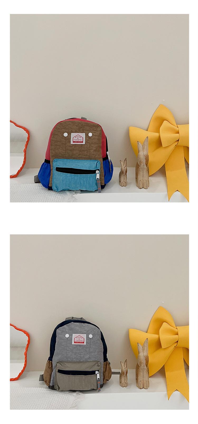 2026 New Model Children's Backpack: Simple and Lightweight Canvas Backpack for Boys and Girls, Suitable for School Season, with Spine Protection