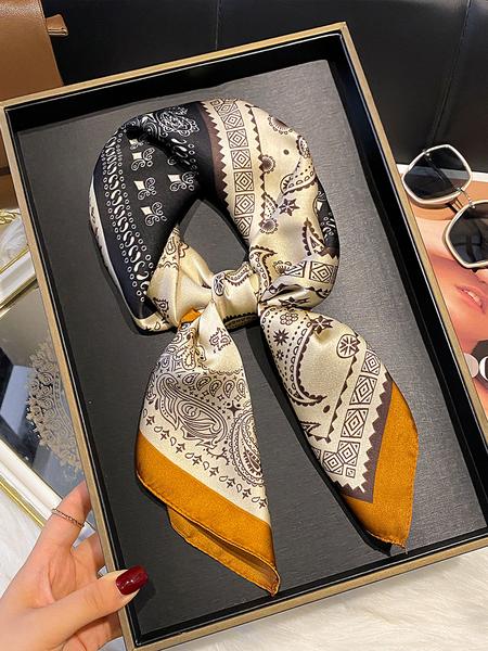 Women's Fashion Floral Scarf for Bohemian Style, Elegant Headscarf and Hairband for All Seasons, Perfect Accessory to Enhance Your Look