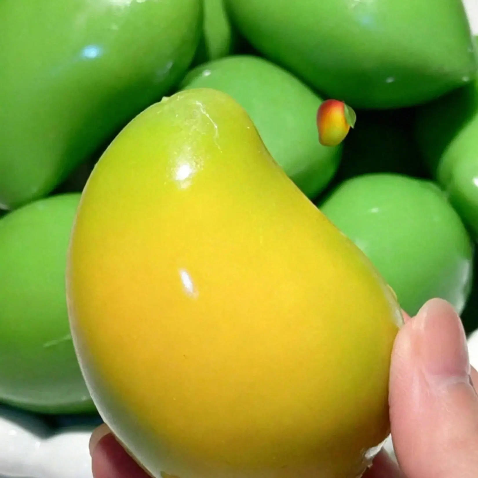 Fruit Asmr Stress Ball, 1 PC Sensory Fidget Toy, Sensory Fidget Squishies, Cute Fruit Shape & Foodie Mash Squishy, Unisex Stress Relief Toy, Mg-Gere Model