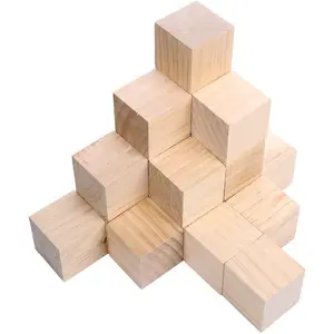 20pcs 2 inch Wooden Cubes Unfinished Wood Blocks for Wood Crafts, Wooden Cubes, Wood Blocks, Great for Baby Showers (20pcs)fidget toys