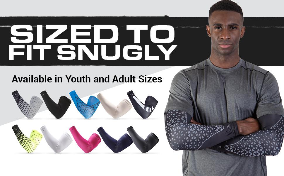 IGNITEX UV Sun Sleeves - Cover Up Men & Women - Compression, Cooling Arm Sleeve - UPF 50 Arm Shield Sun Protection