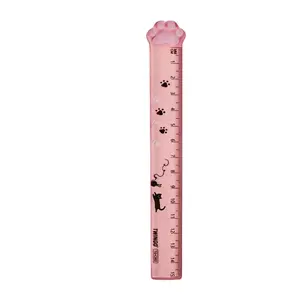 Cute Cat Claw Ruler 1/2pc, Adorable Measuring Tool for School Home Office Use, Perfect Gift Idea for Kids and Adults, Fun Stationery Accessory