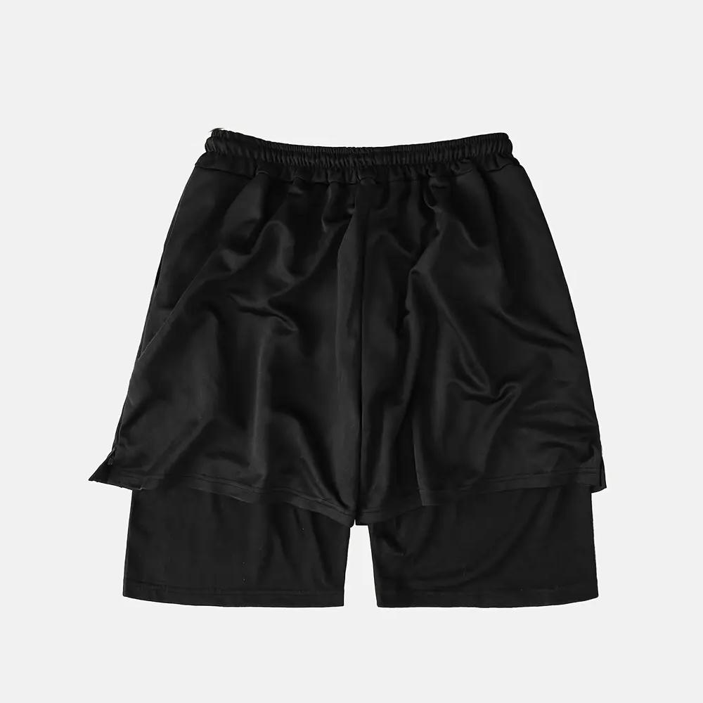 Top Rated 80s 90s Oversized Singlet Muscle Shorts Summer Simple Letter Black Shorts Outfit Fits Anime Graphic Shorts Gifts Polyester Breathable Quick-Drying Elastic Waistband Drawcord Secure Fit Comfortable Casual Outings Gift