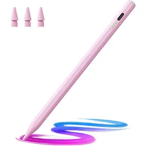 iPad Stylus (for 2018–2026 models) — Supports tilt sensitivity and palm rejection; compatible with iPad (6th–11th Gen), Air (3rd/4th/5th Gen & M2/M3/M4), Pro (11/12.9/13 & M4), and Mini (5th/6th/7th Gen); White.