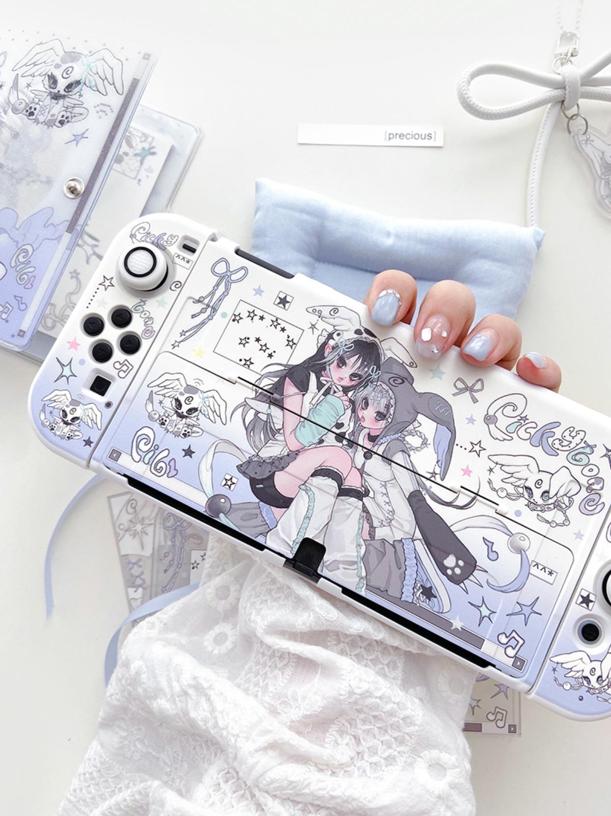 Anime Switch Case for Girl OLED Hard Case for Nintendo Switch2/NS/lite Console Controller Joy-Con Can Be Inserted Into The Dock