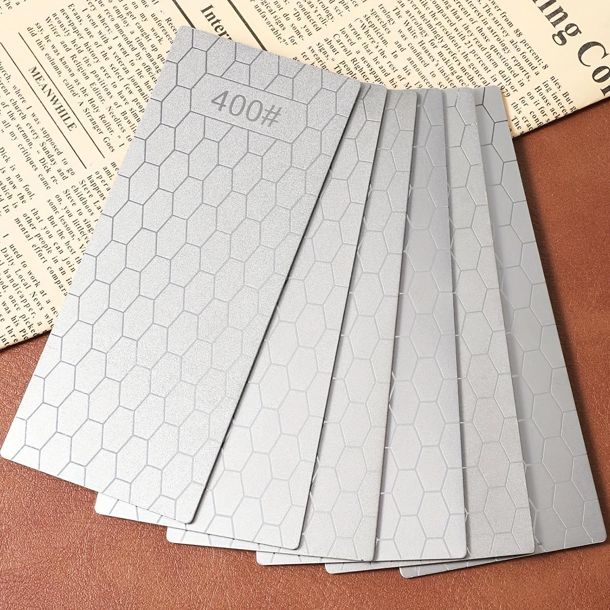 5-Piece Diamond Sharpening Stone Set, Diamond Grinding Tool, Coarse/Medium/Fine Sharpening Tools, 200/400/600/1000/2000 Grit