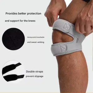 Adjustable Knee Support Brace for Men and Women, Side Stabilizer, Patellar Slip Prevention, Relief for Knee Pain, Sports Recovery