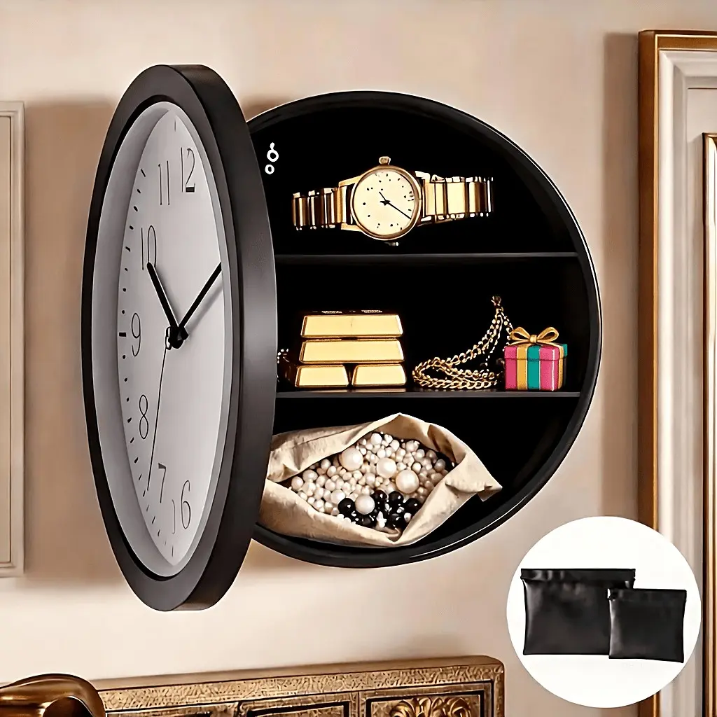 Multifunctional Concealed Coin Safe. Wall-Mounted Security Vault. Ideal For Use In Homes And Offices.the Perfect Choice For Storing Cash. Sturdy And Durable Coin Storage Box. Coin Sorter. Money Safe Box