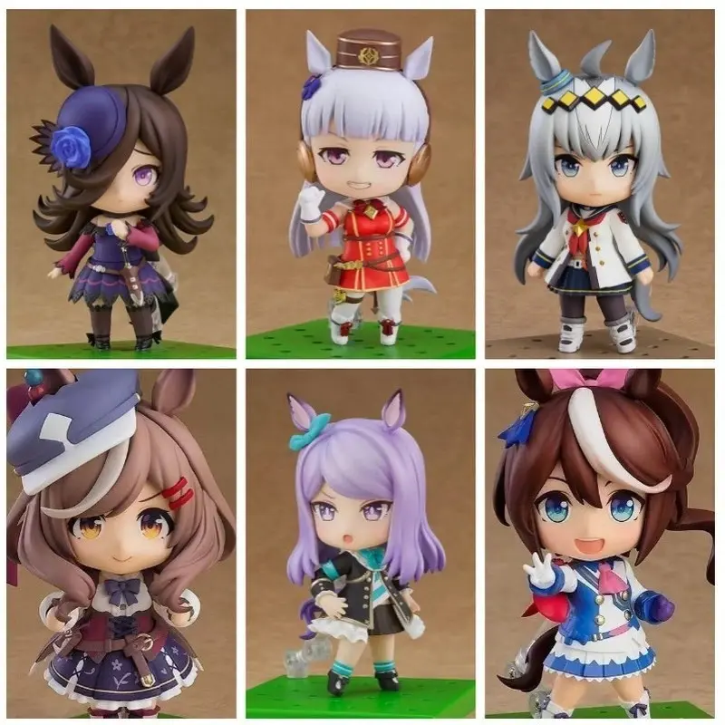 10CM Q Version Anime Uma Musume Pretty Derby Nendoroid Ko Articulated Action Figure Desktop Decoration Ornament Model Toys Gift