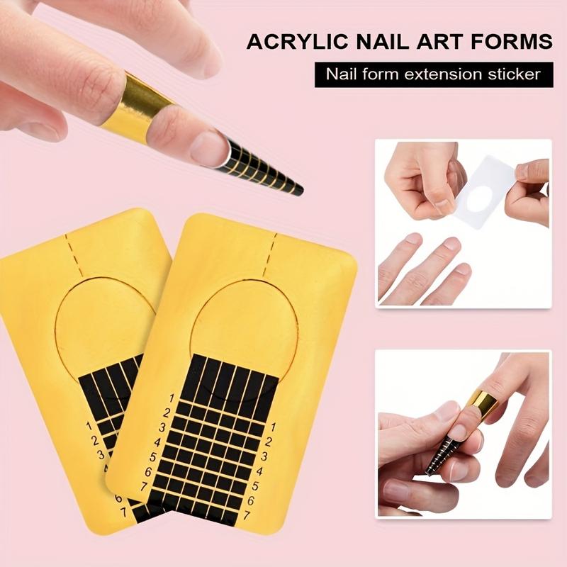 Acrylic Nail Kit for Beginners with Everything: Professional Nail Kit Acrylic Set with Acrylic Nail Powder Liquid Set Nail Kit Acrylic Set Gel Polish U V Light Nail Decoration Supplies Manicure Salon Women Gift