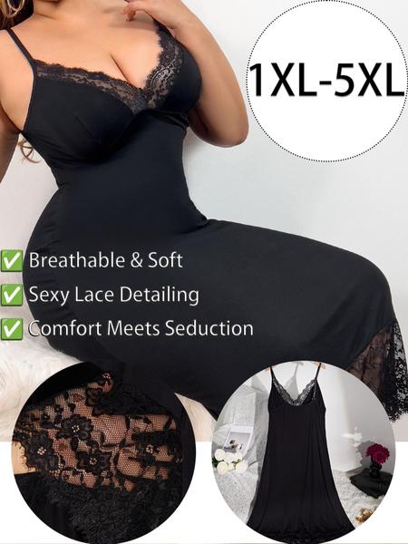 Plus Size Lace Trim Robe – Comfy & SEXY! 😍 Your Perfect Nighttime Glam #CurvyQueen