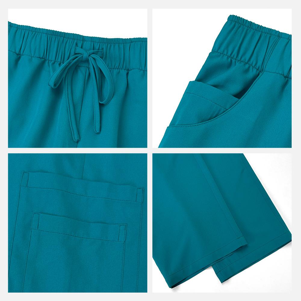 Women's Two-Piece Anesthesia Scrub Set High-Stretch Comfortable Uniform for Technicians & Nursing Staff