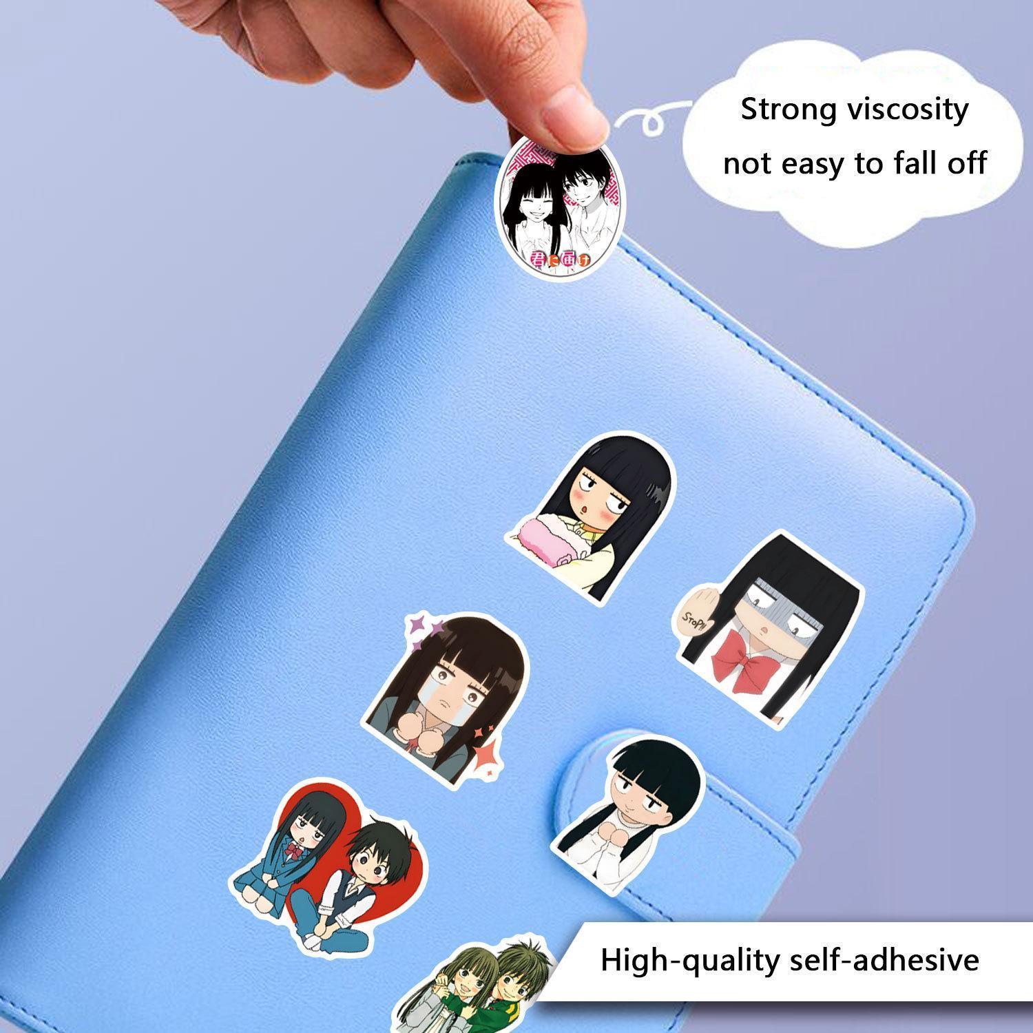 50pcs Kimi Ni Todoke Anime Stickers Sawako Kuronuma Kazehaya Shouta Sticker Notebook Luggage Laptop Kurumizawa Ume Decalpopular stickers Cute beautiful