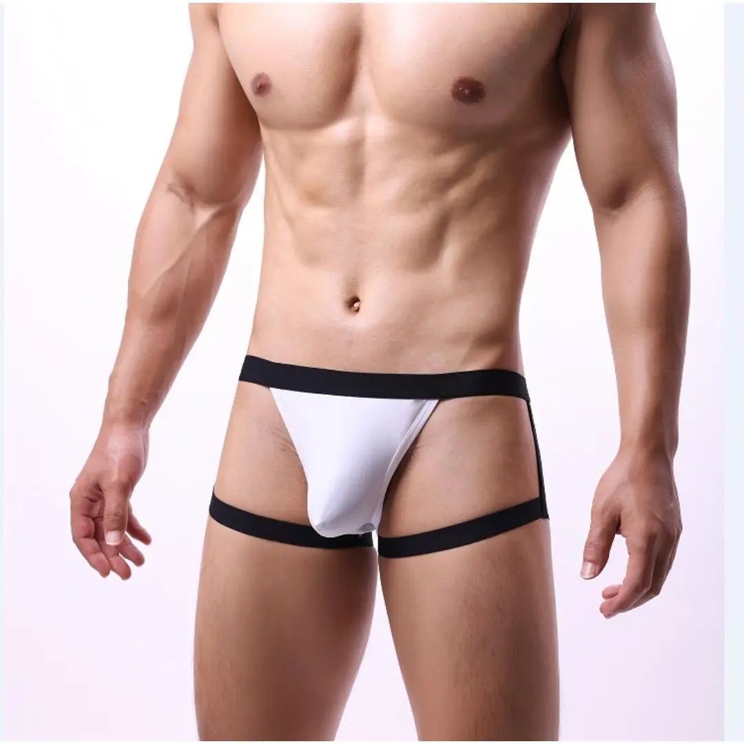 Men'S Sports Underwear, Mesh Boxer Shorts, Long Running Compression Shorts, Anti-Chafing, in Wine Red.