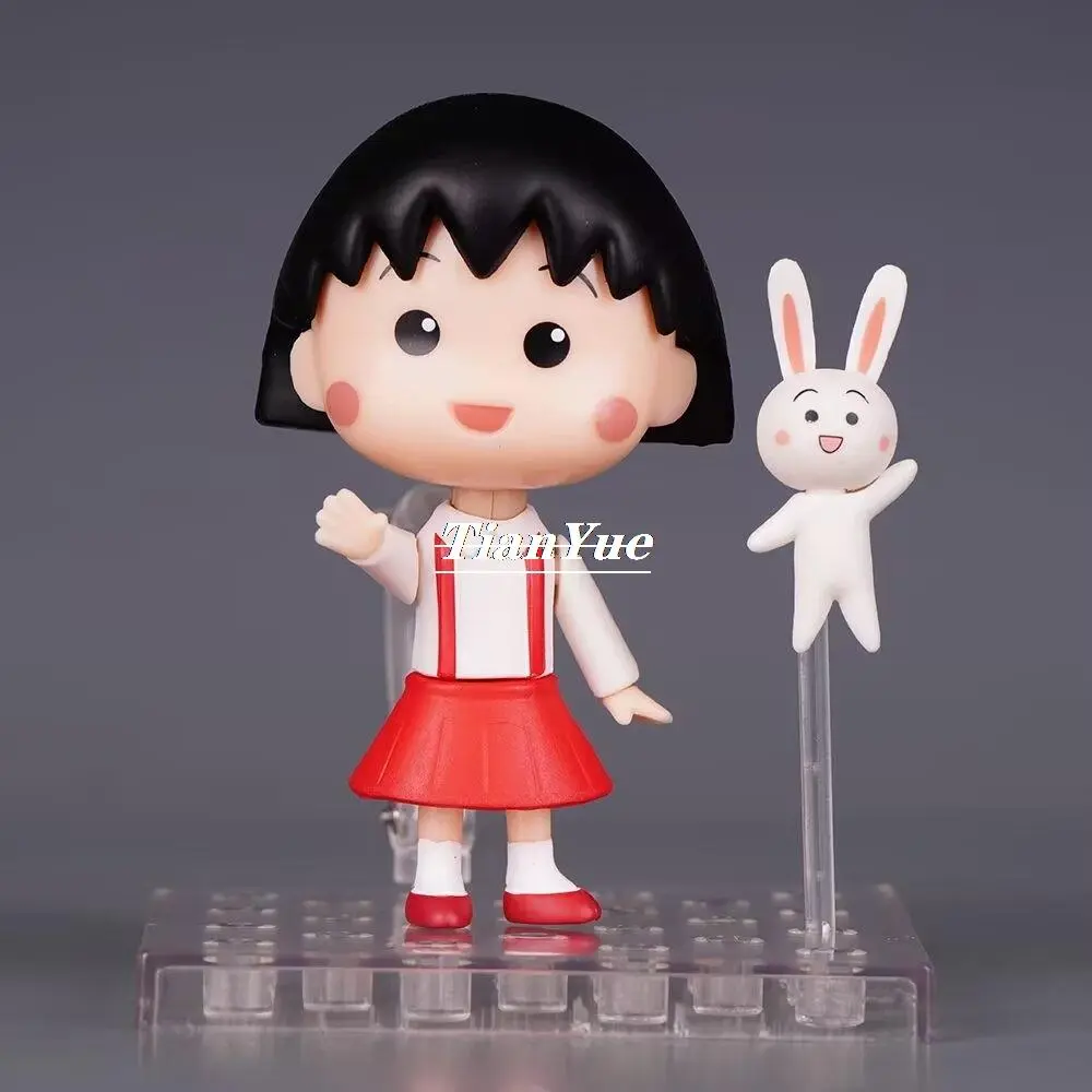 Anime Chibi Maruko chan 1500 Cute girl Articulated Model Figure toy Christmas Gift 10cm