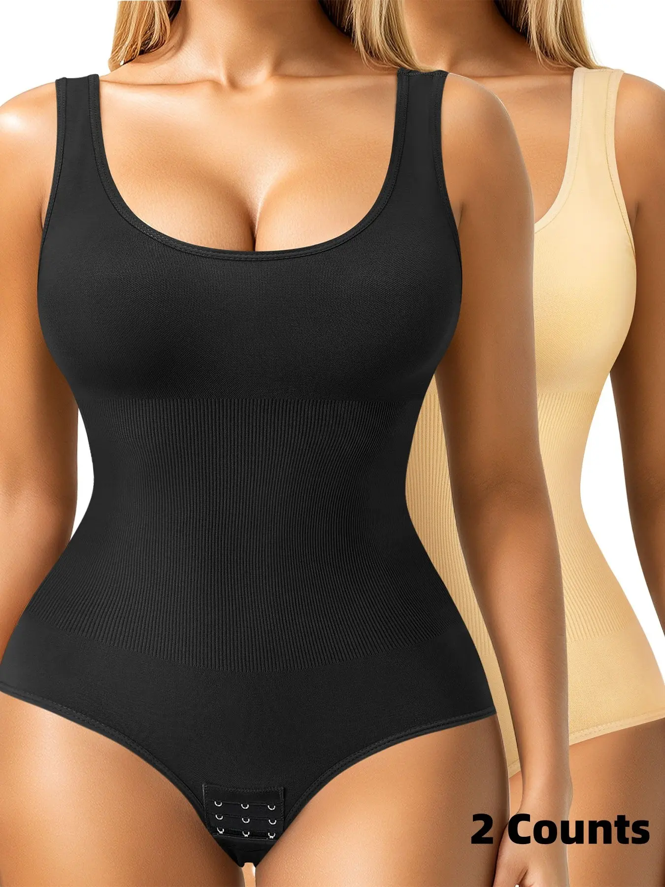 Women's Two-Piece Seamless Sports Jumpsuit, Round Neck Casual Slimming Body Shaping, Comfortable and Stylish Workout Wear