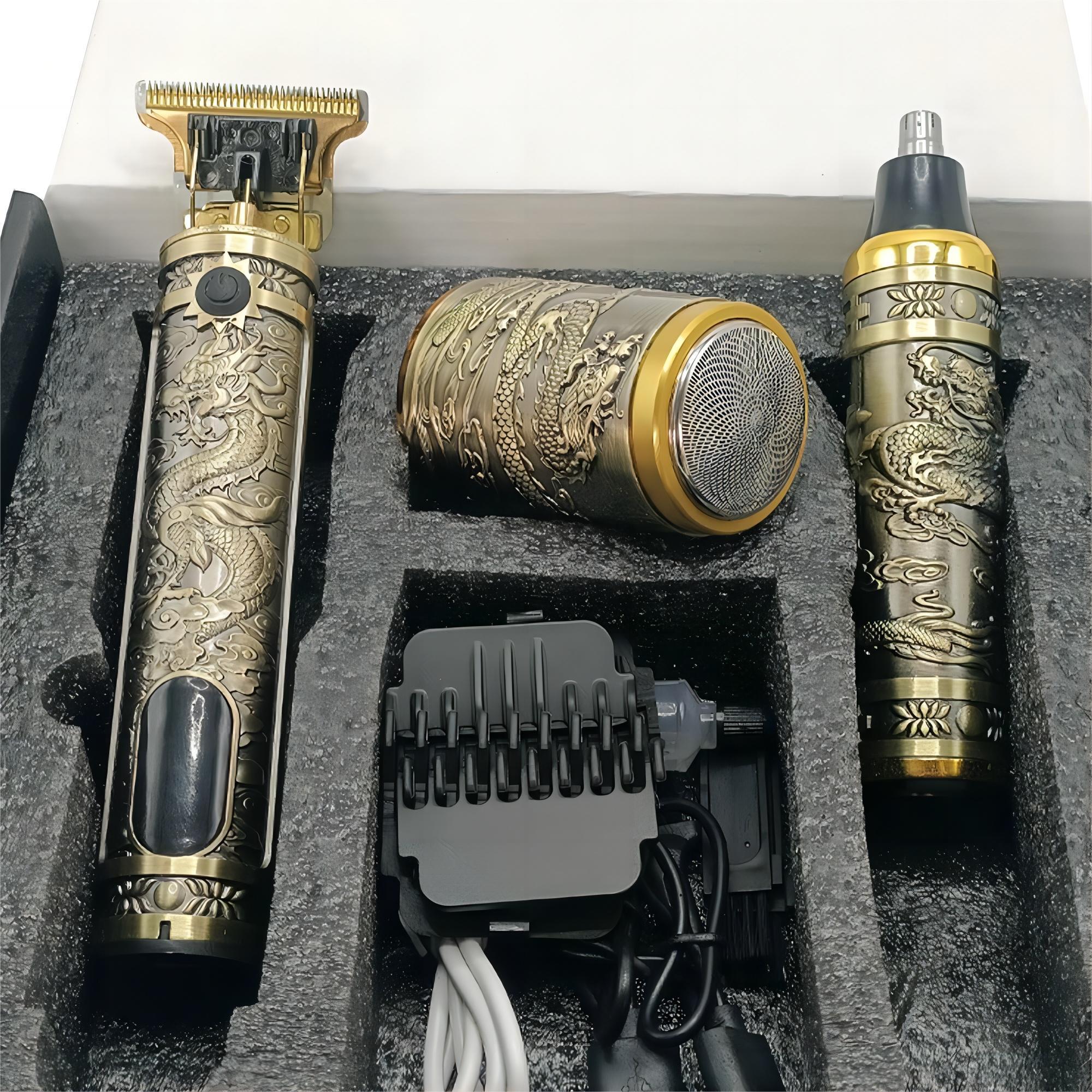 3 in 1 Electric Shaver Kit, 1 Set Professional Hair Trimmer for Men, Nose Hair Trimmer, Cordless Barber Trimmer, Men's Grooming Kit, Hair Clippers Set