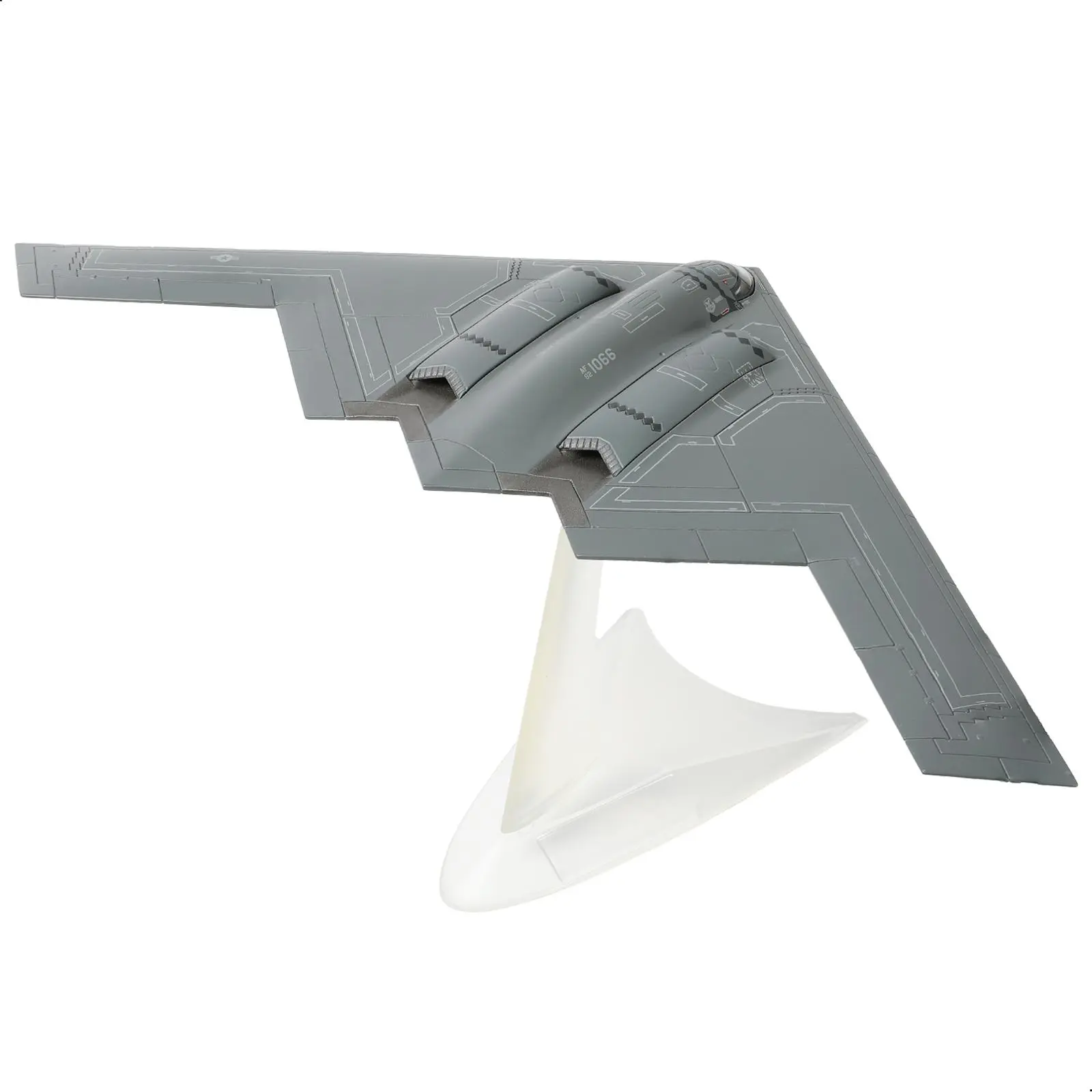 1/200 Scale B-2A Spirit Stealth Strategic Heavy Bomber Aircraft Model (AF 82-1066 Spirit of America) – Pre-Assembled Metal Diecast Plane, Display Stand, Replaceable Covers, Collectible Adult Gift (Toys & Hobbies, Classic & Novelty Building Toy), Spray Pai