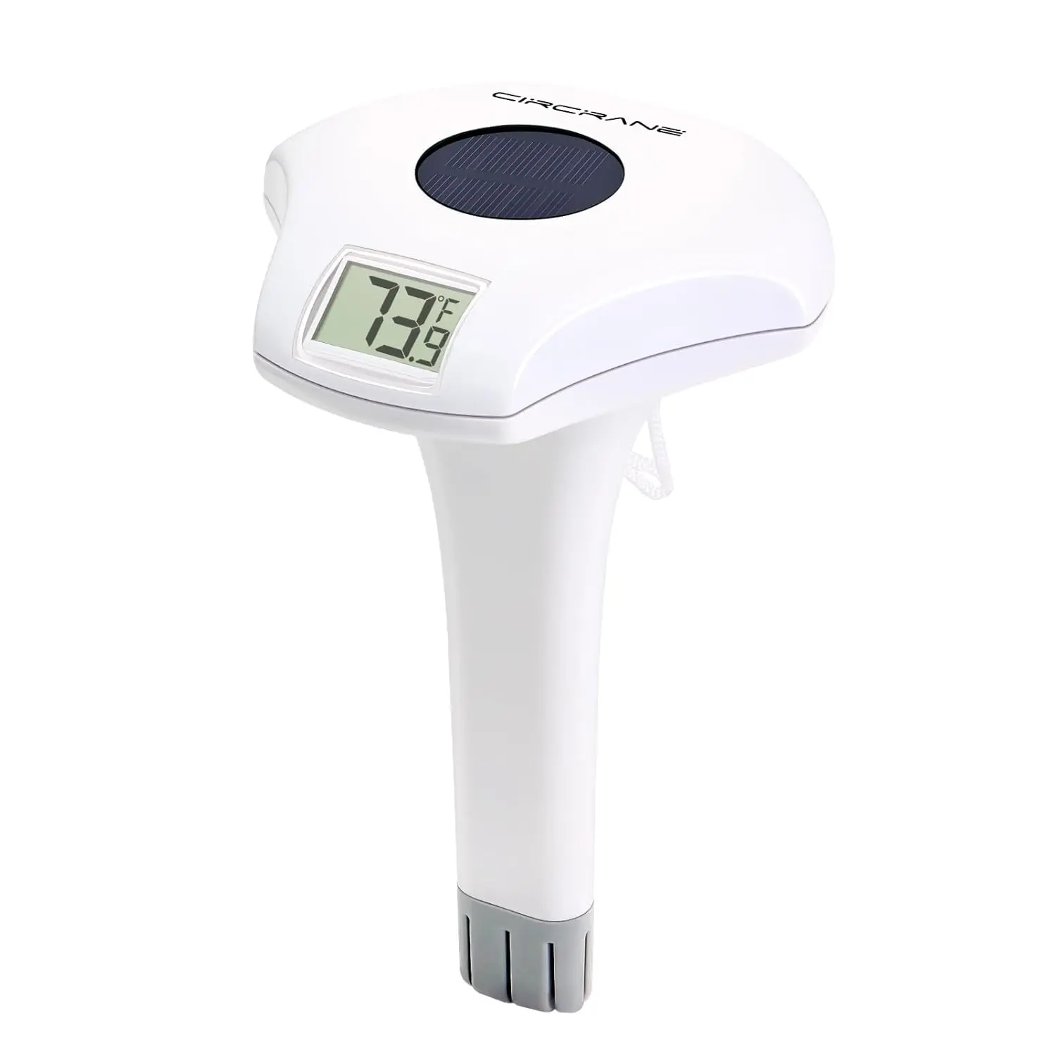 Pool & Spa Thermometer, Resistant Floating Thermometer, IPX-8, 10s Measuring Cycle, Powered with Over 180 Days Battery Life, White