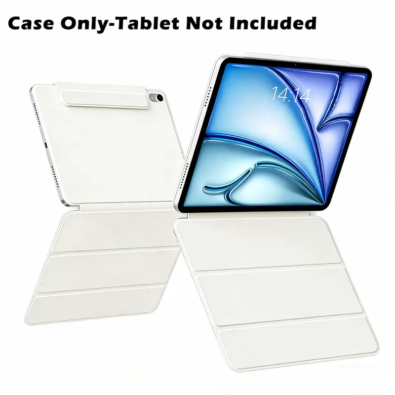 Magnetic Borderless Dual-Sided Case, Lightweight Cover for iPad Air Pro 11 inch Pro 13 inch M4/M5 A16, Mini 6 MINI 7 A17 Pro Air 4 5 6 7 8（M2/M3/M4）10th gen case 11th a16, Tablet Protective Cover, iPad Protective Casing (Case Only)