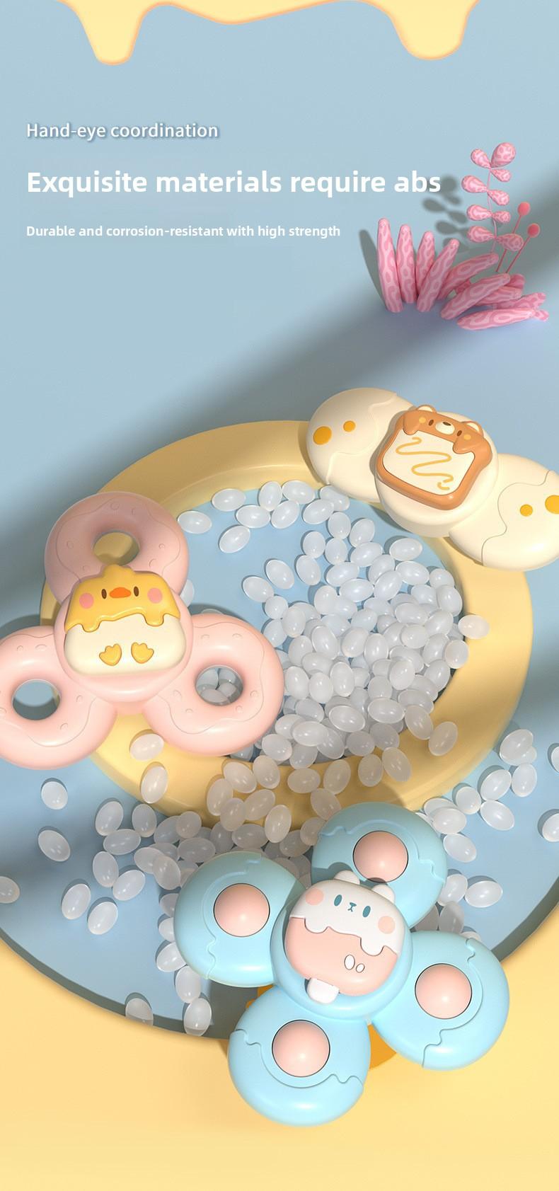 Must-Have Spinning Rattle Toys!Cute Cartoon Design for Newborns ✨