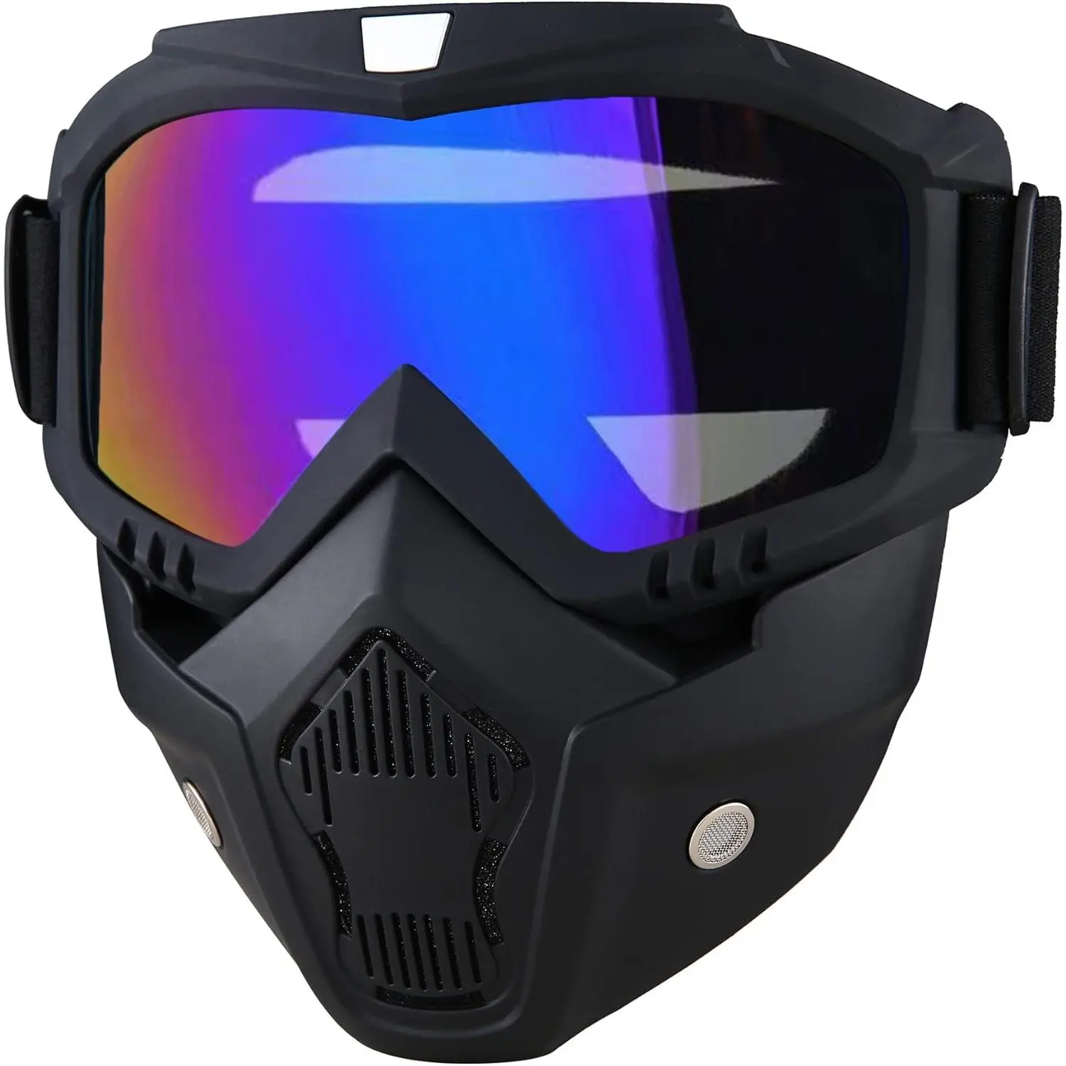 Outdoor activitiesPaintball Mask Anti Fog,Tactical Full Face Mask Ski Mask Goggles Detachable Adjustable,Motorcycle Riding Face Protection