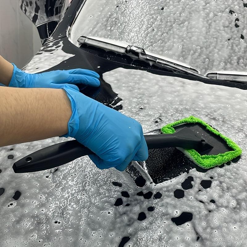 Nitrile Gloves 50pcs Black/White/Blue/Pink/Purple Nitrile Disposable Gloves |   Cleaning Gloves,Durable, Latex Free, Thickened Design for Kitchen, Tattoo, Beauty Salon, Bathroom Cleaning - Large Medium Small,Oil-proof,Waterproof,Essential for Home