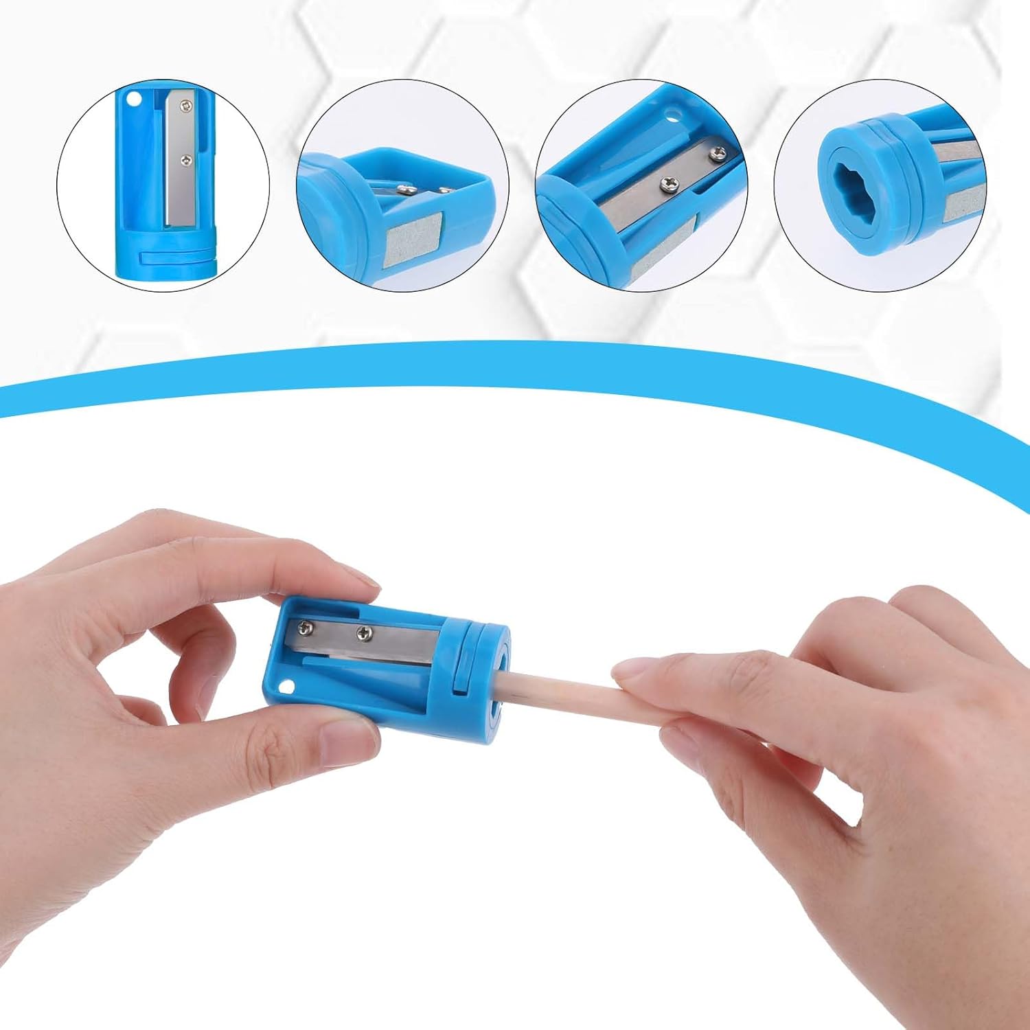 6 Pack Carpenter Pencil Sharpener, Colourful Manual Portable Woodwork Pencil , Portable Pencil Sharpening Tool, Heavy Duty Manual Construction Pencil Sharpener for Woodworking Tool 6 Pack Carpenter Pencil Sharpener, Colourful Manual Portable Woodwork Pencil , Portable Pencil Sharpening Tool, Heavy Duty Manual Construction Pencil Sharpener for Woodworking Tool