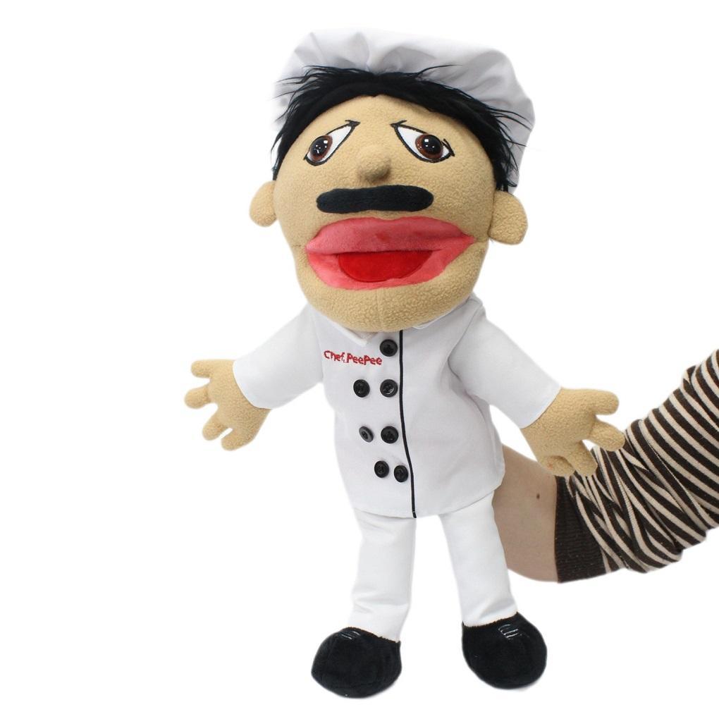 Hot new 30/50cm Jeffy Hand Puppet Plush Children Soft Doll Talk Show Party Props Christmas Doll Plush Toys Puppet Kids Gift