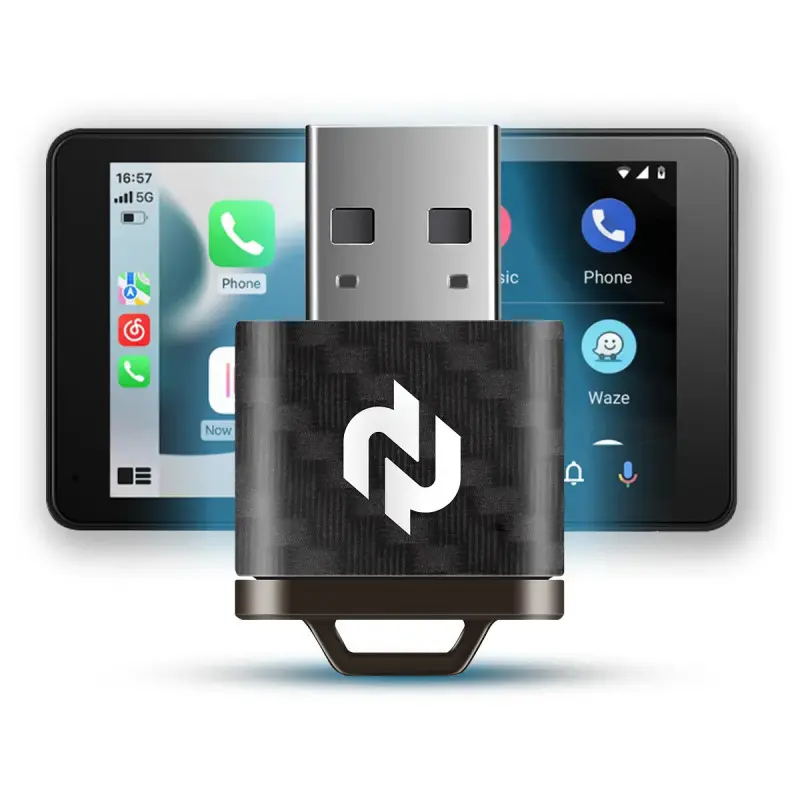 2026 Wireless CarPlay Adapter - Plug & Play, Convert Wired to Wireless CarPlay or Android Auto, Ultra-Compact Design, Fast Auto-Reconnect, Lag-Free Performance, Universal Compatibility, Wireless Carplay Dongle
