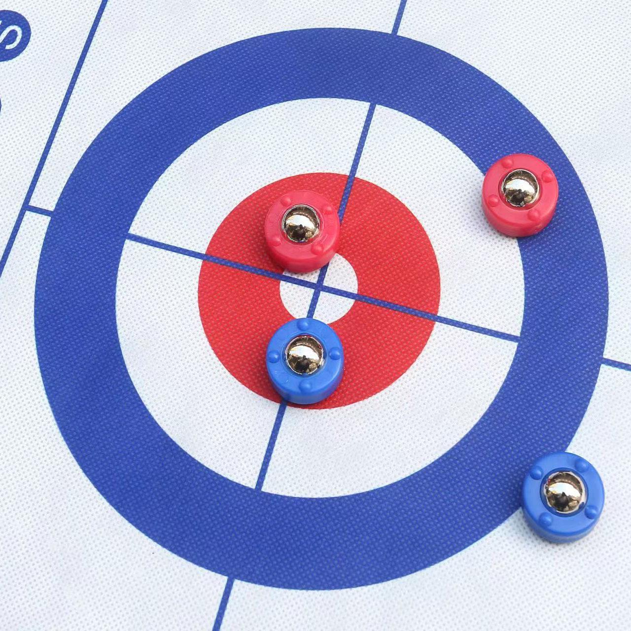 3 in 1 Floor Game Kit, 1 Set Durable Family Fun Games, Tabletop Bowling Game Shuffleboard Set, Party Favors, Tablegame