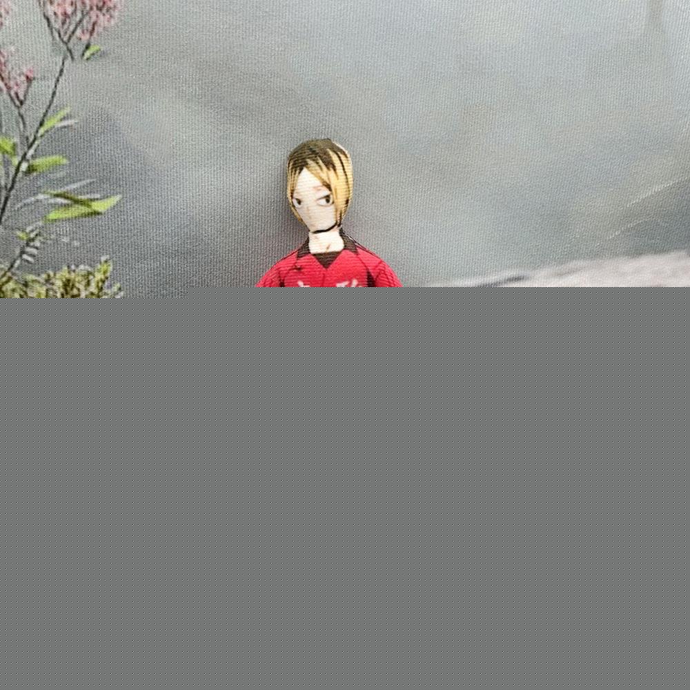 Anime Haikyuu Hinata Shoyo Kozume Kenma Cosplay Keychain Plush Cotton Doll Slender Twistable Shape Room Decoration Festival Gift