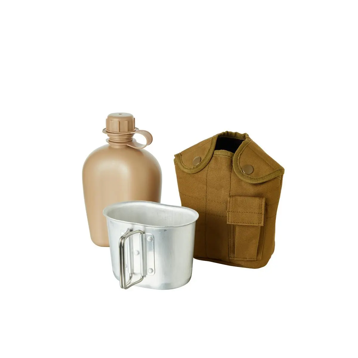 Outdoor kettle, camping field kettle, travel mountaineering camouflage kettle, picnic utensils, summer camp kettle