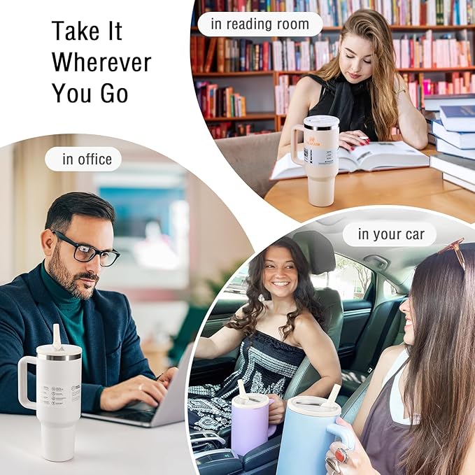 1 x 40-ounce replaceable flip-top straw lid, splash-proof spill-proof cup lid, sealed ring-style lid, drinking straw, sipping mouth, leak-proof plastic material, suitable for HydroJugTraveler, reusable lid