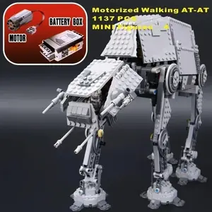 1267 Piece DIY Toy Set, Collectible Handmade Model Kit, At-At Snowman Infantry Robot Building Blocks, Ideal Birthday Gift for Kids