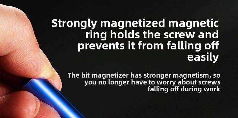 New cross-border blue hexagonal socket wrench, three-in-one multifunctional air screwdriver socket, manual tool with strong magnetic bit