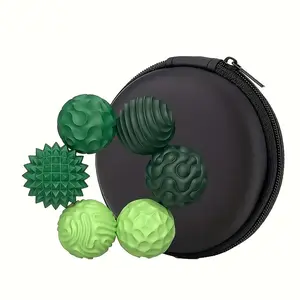 6pcs Magnetic Fidget Balls Sensory Toy Set, Multi-Texture Stress Relief Spheres for Office Focus, Adult Anxiety Relief Quiet Desk Gadgets with Travel Case