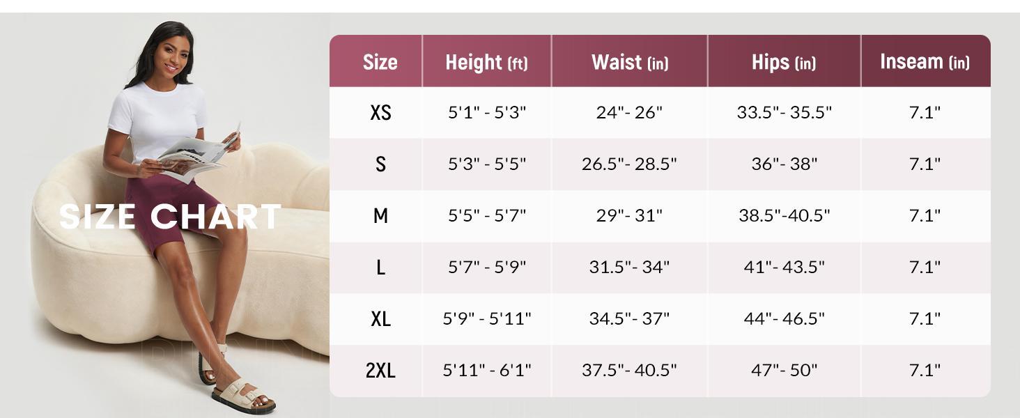 Baleaf Women's 7" High Waisted Bermuda Shorts Athletic Running Long Shorts with Zipper Pockets Stretchy Activewear for Gym Workout Hiking