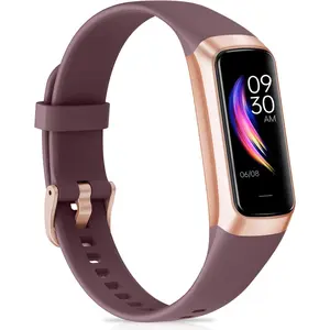 Fitness Tracker with 24/7 Heart Rate, Blood Pressure, Sleep Tracking, Calorie, Activity Tracker with 1.1" AMOLED Color Screen, Waterproof Step Tracker for Android iPhones Women Men