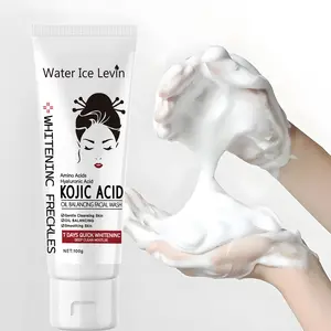 Kojic acid cleansing milk, gentle oil control and brightening cleansing milk, does not hurt the skin formula, removes excess oil and dirt, suitable for sensitive skin