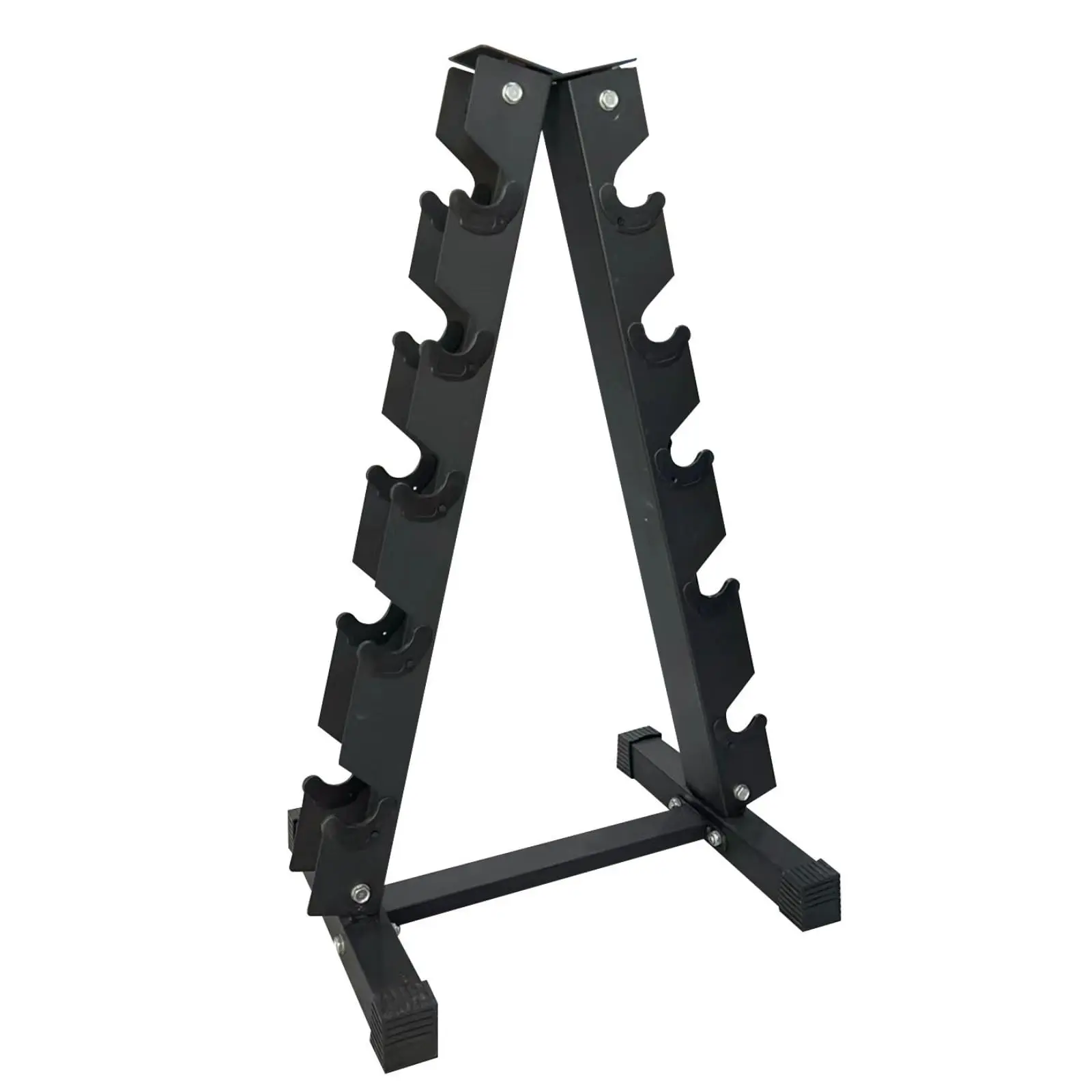 5-Tier Dumbbell Rack Stand – Heavy-Duty Space-Saving Weight Storage, 480 Lbs Capacity, Durable Stable Steel Construction, Easy Assembly for Home Gym